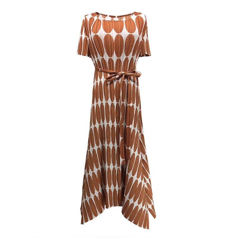 Summer Pleated Dress For Women