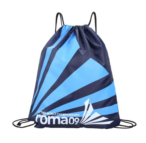 Waterproof Sports Bag with Double-Layered Drawstrings