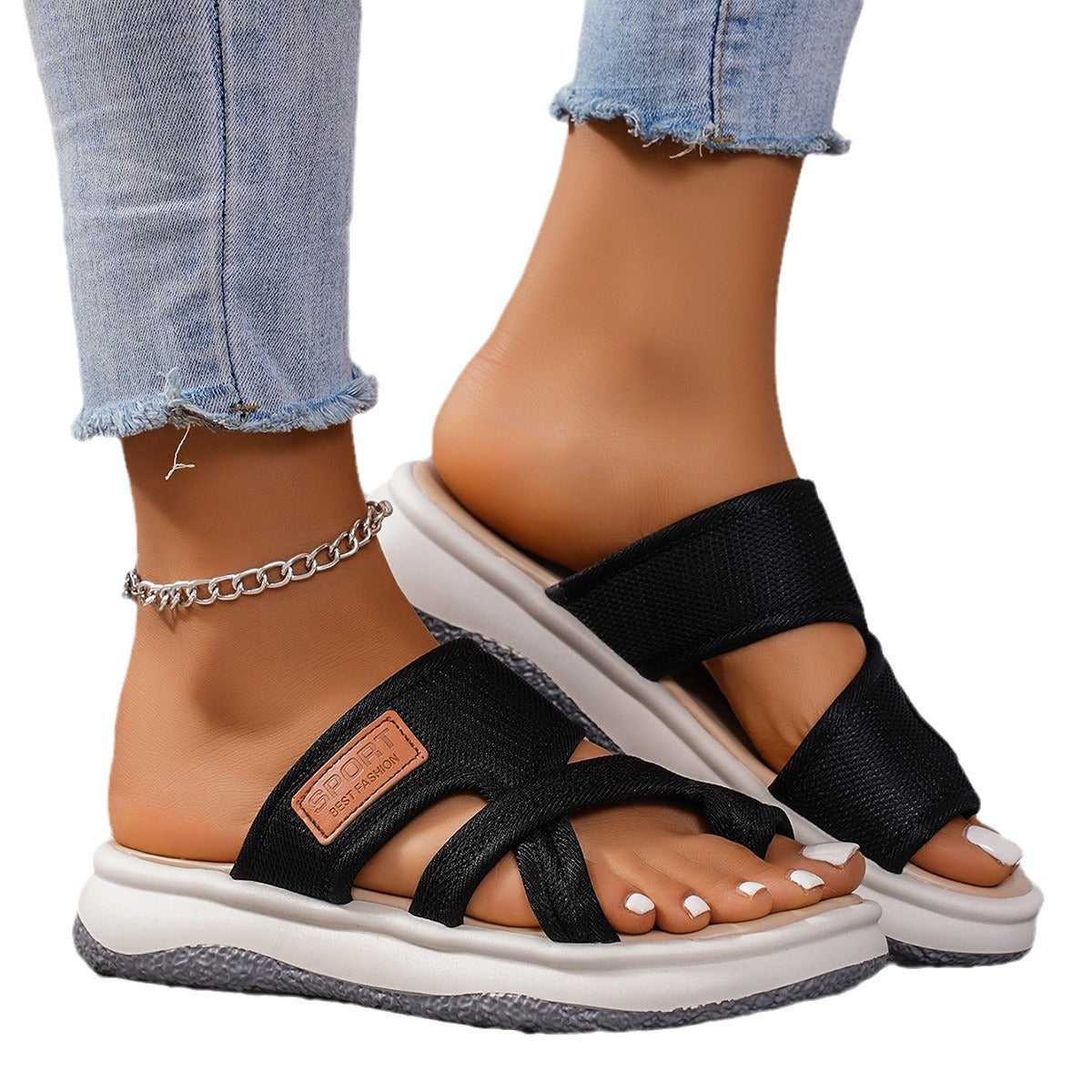 Women's Breathable Mesh Beach Slippers