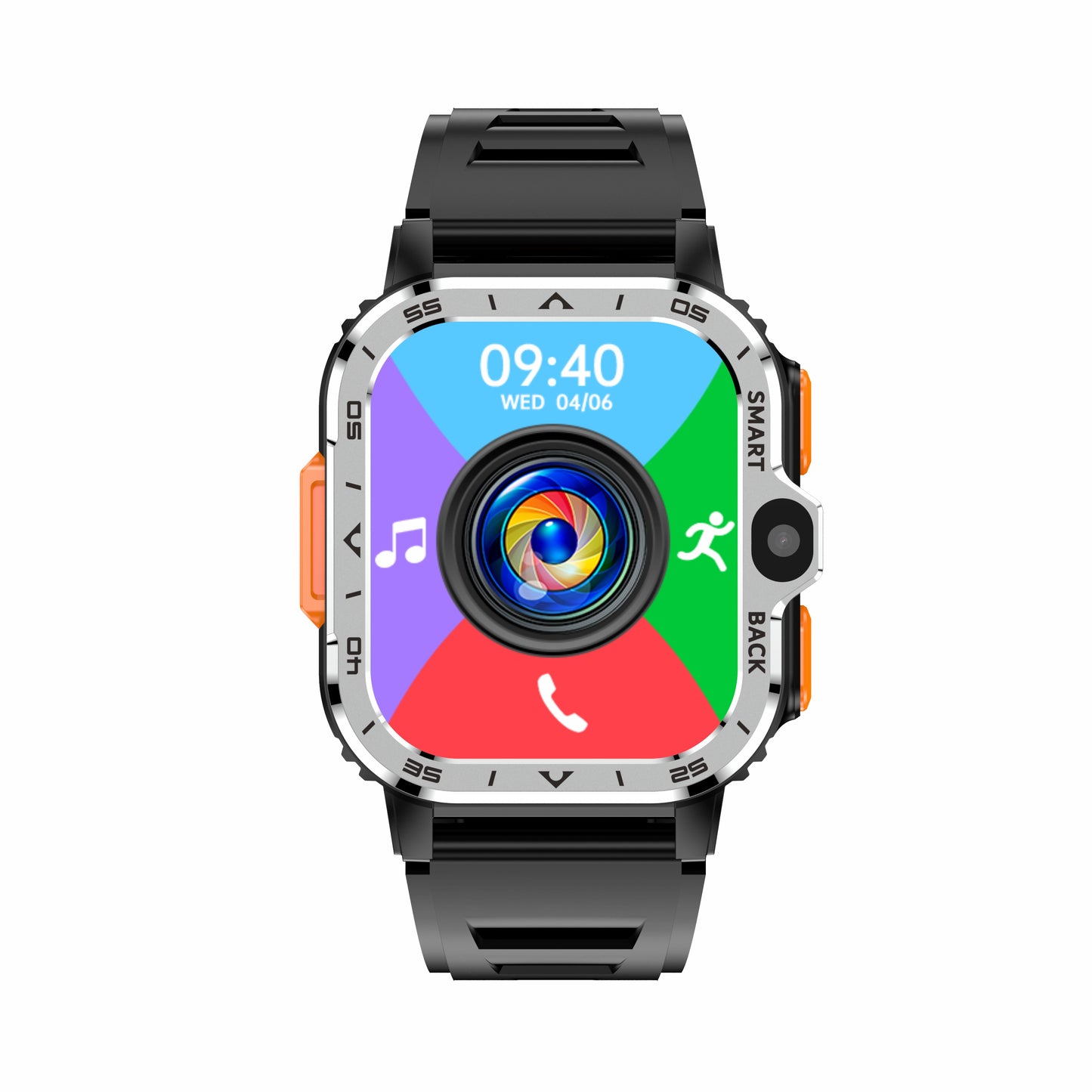AP8 smart watch 4G 2+16G dual HD camera WIFI health monitoring