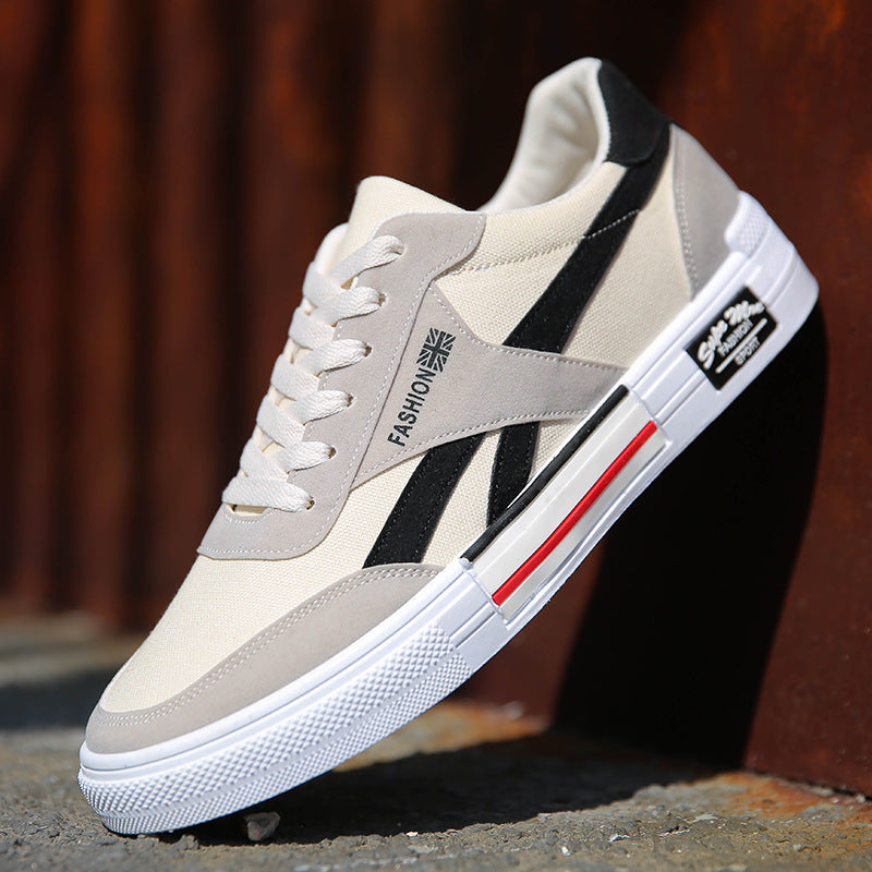 Men's Breathable Canvas Casual Board Shoes