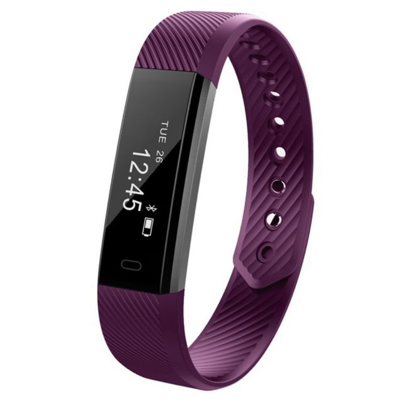 ID115 Fitness Tracker Smart Wristband With Pedometer, Sleep Monitor & Waterproof Design