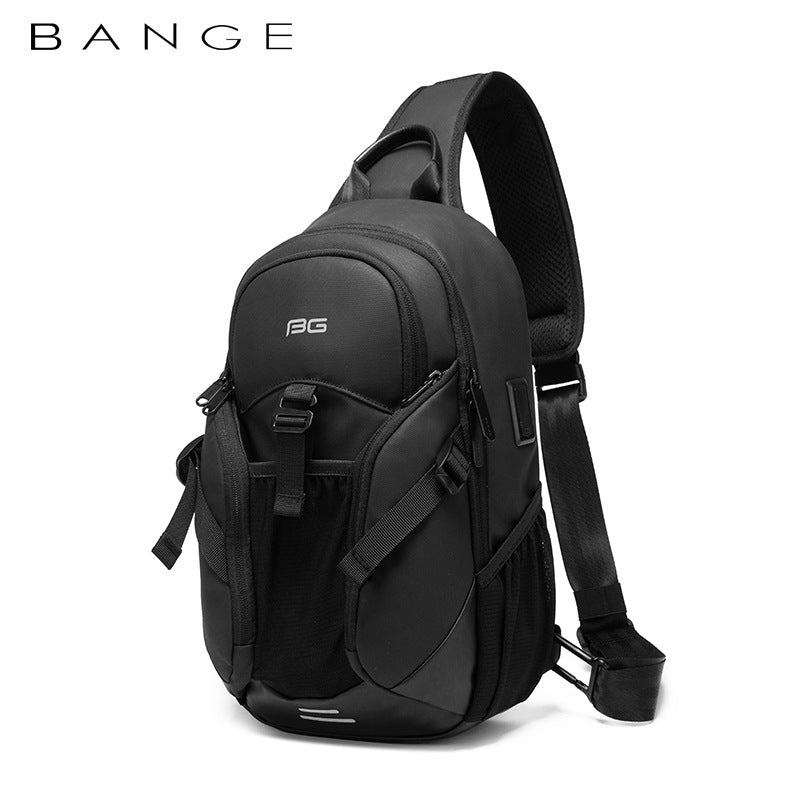Men's Summer Business Messenger Bag with USB Port