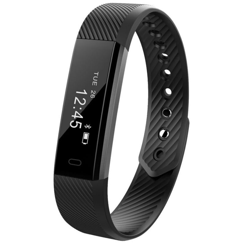 ID115 Fitness Tracker Smart Wristband With Pedometer, Sleep Monitor & Waterproof Design