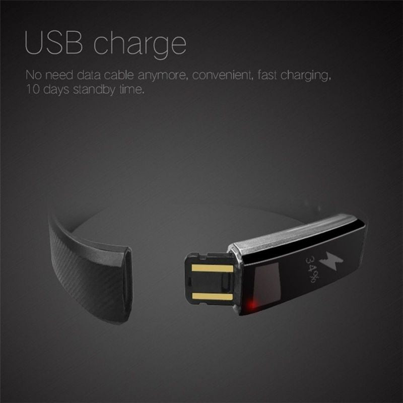 ID115 Fitness Tracker Smart Wristband With Pedometer, Sleep Monitor & Waterproof Design