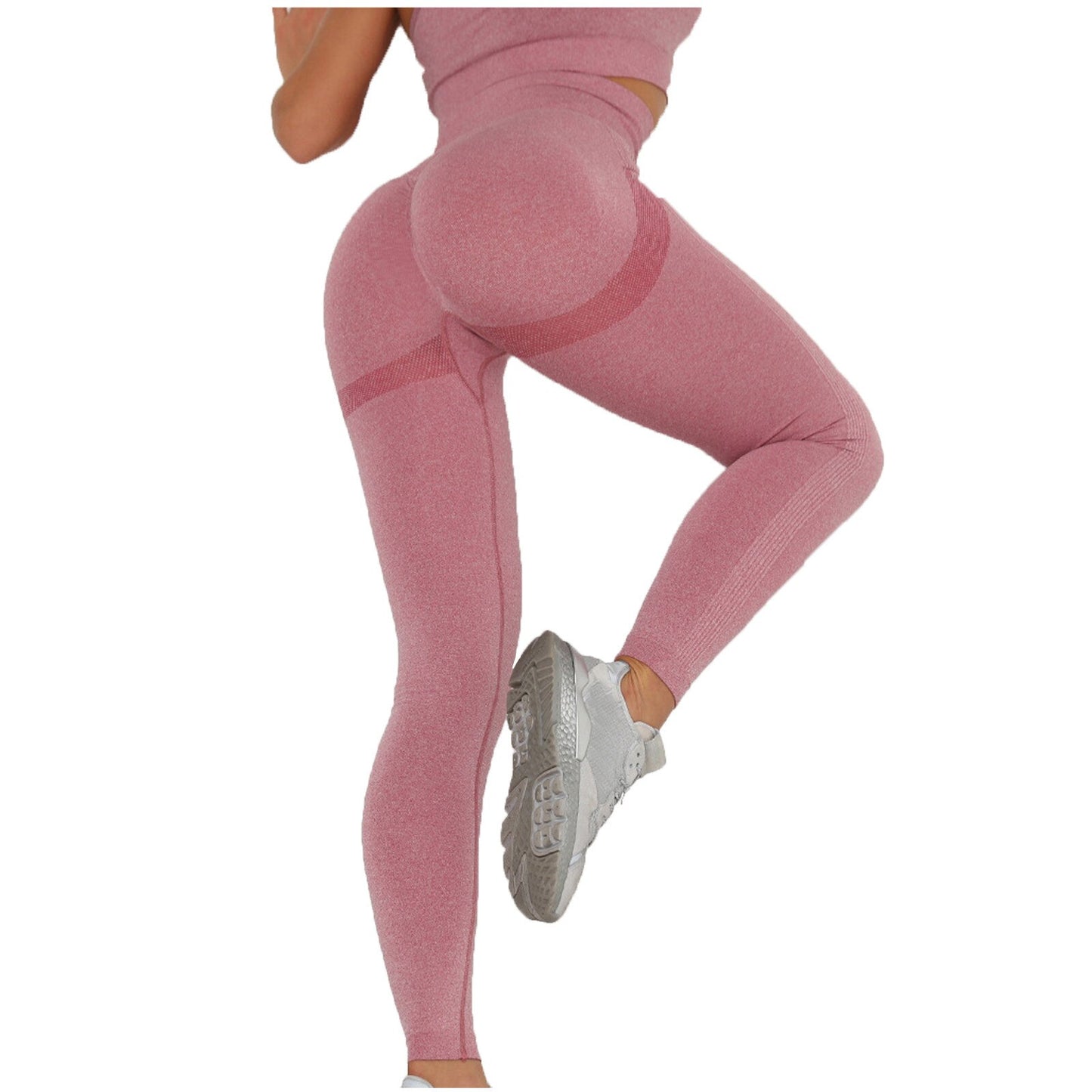High-Waist Seamless Push-Up Leggings