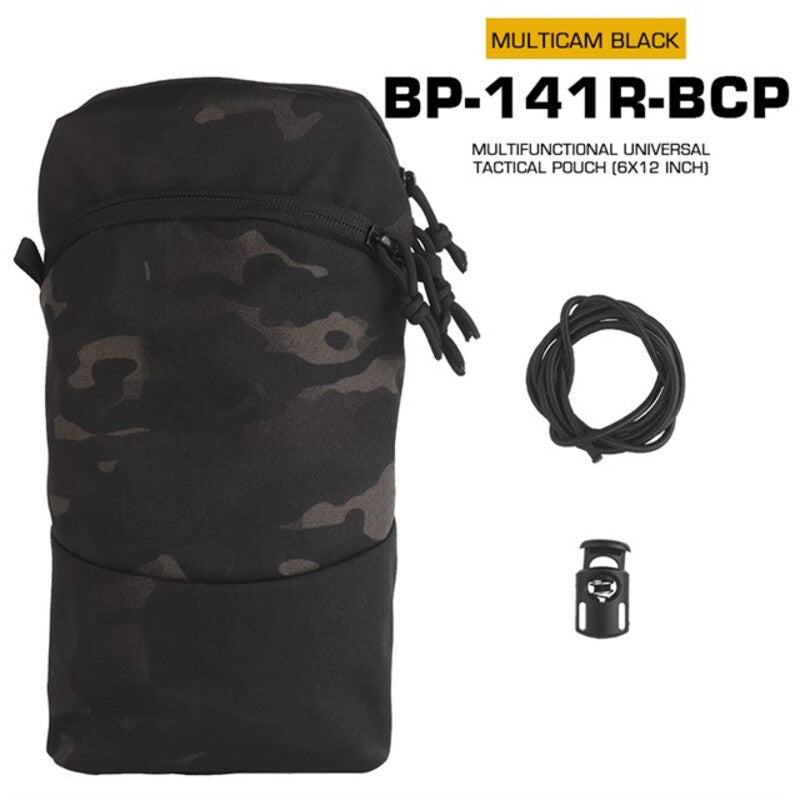 Tactical MOLLE Cylindrical Bag, 1.5L, Fits FCPC & GP Backpack