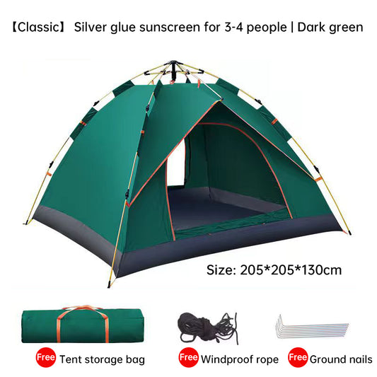 Quick-Deploy Eco Tent for 3-4 Campers
