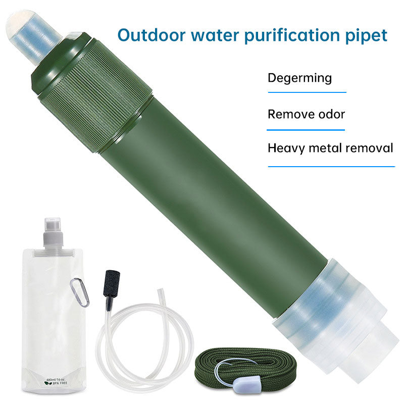 Mini Camping Purification Water Filter: Essential Survival & Emergency Supply