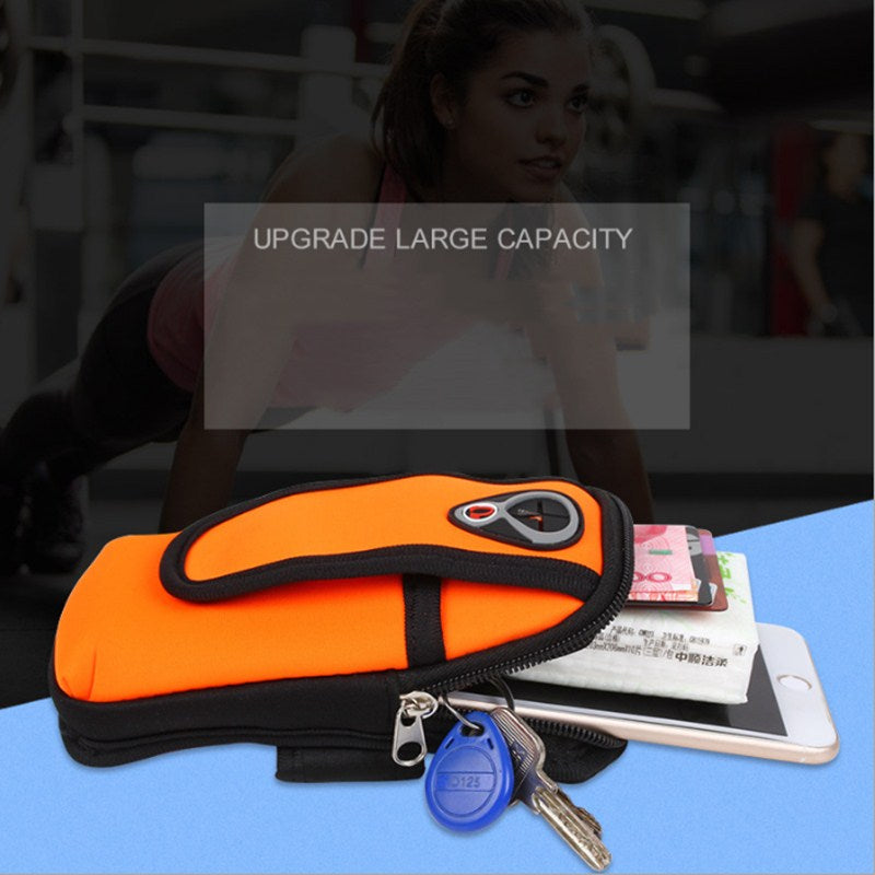 Waterproof Sport Arm Bag For Phone Ideal For Jogging, Hiking & Running