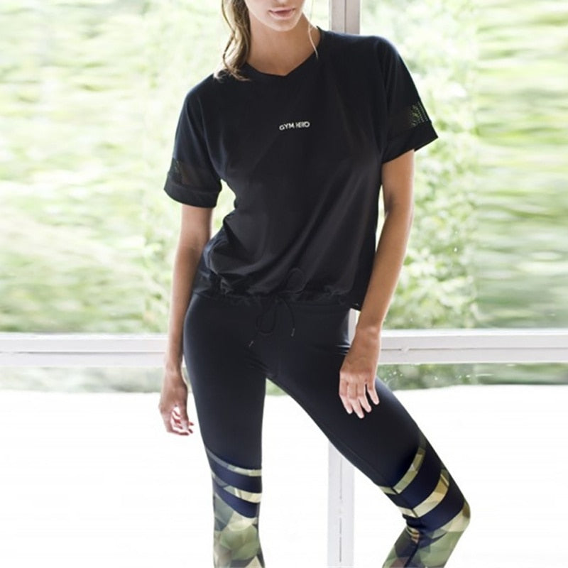 Harajuku Push-Up Camouflage Leggings