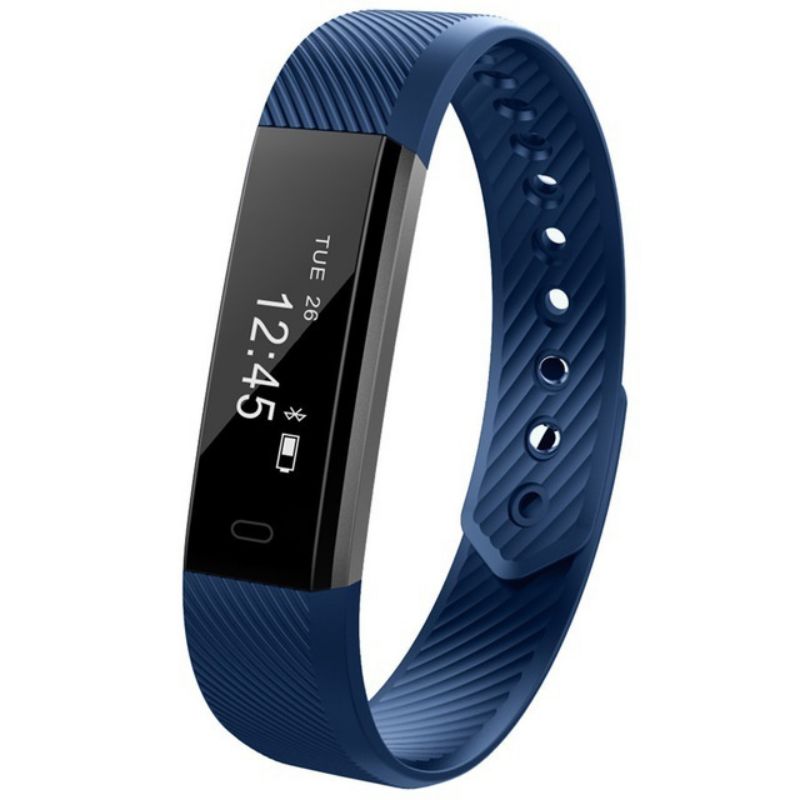 ID115 Fitness Tracker Smart Wristband With Pedometer, Sleep Monitor & Waterproof Design