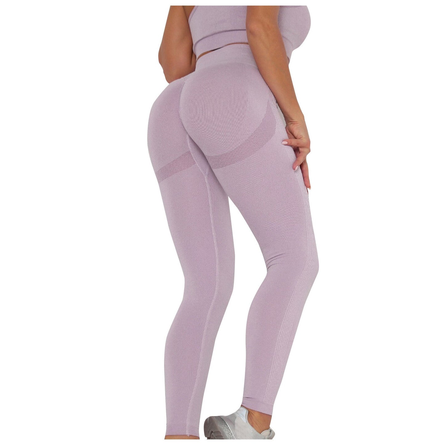 High-Waist Seamless Push-Up Leggings