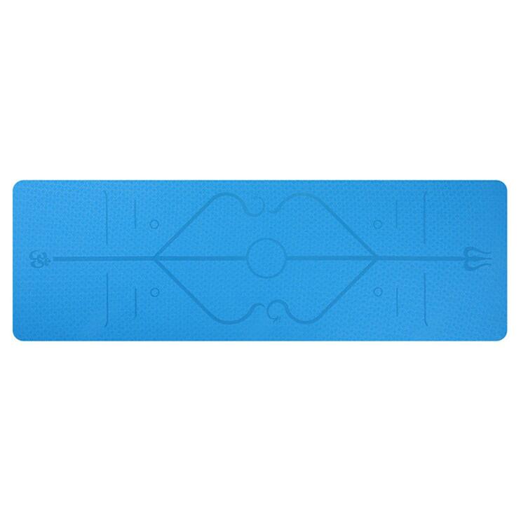 Yoga Mat with Position Line & Non-Slip For Beginner & Eco-Friendly