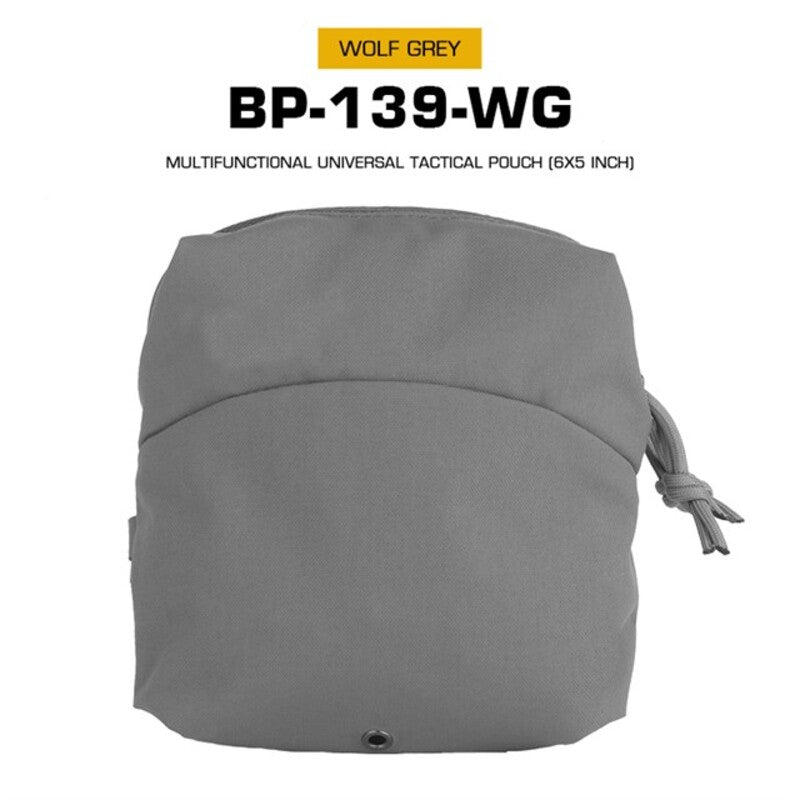 Tactical 6x5 inch MOLLE pouch for Mags, Fits FCPC or Utility Backpack