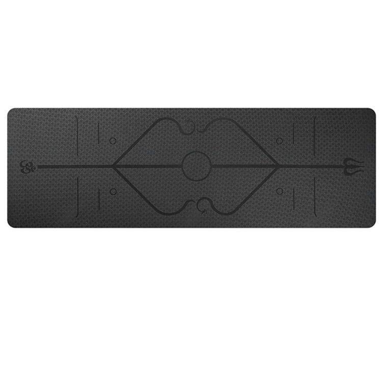 Yoga Mat with Position Line & Non-Slip For Beginner & Eco-Friendly