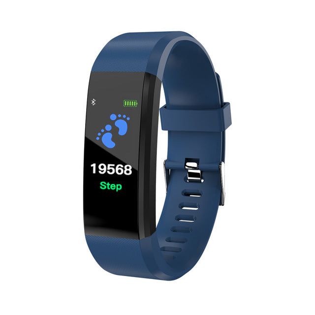 115 Plus Bluetooth Smart Watch With Heart Rate Monitor, Fitness Tracker & Waterproof Design