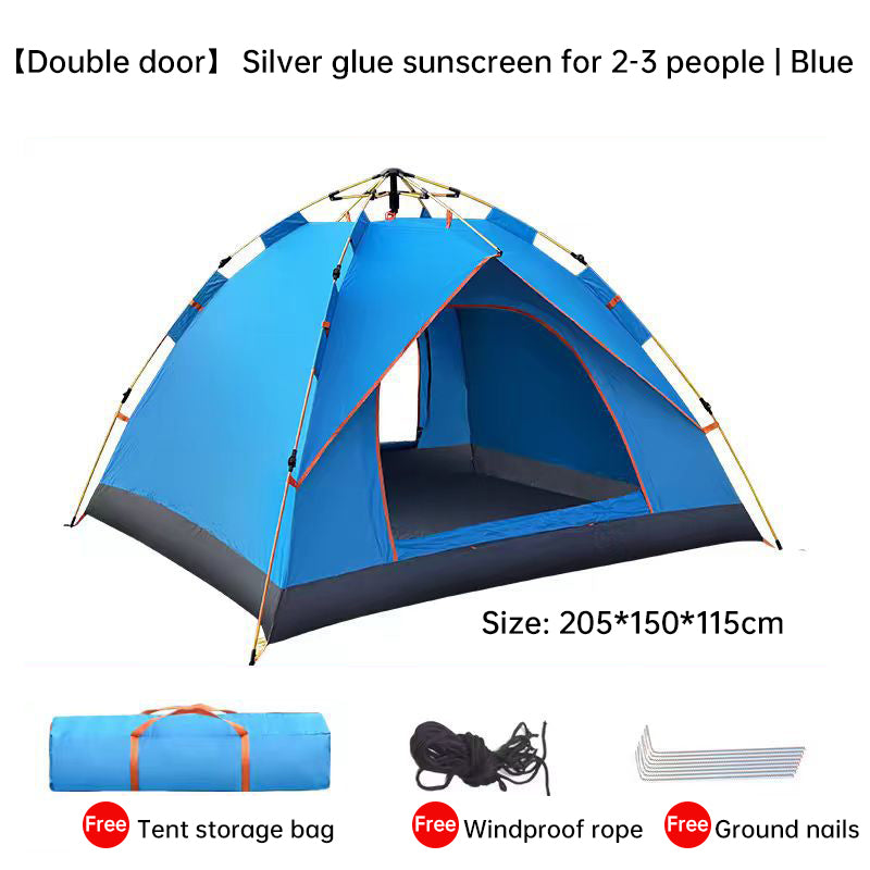Quick-Deploy Eco Tent for 3-4 Campers