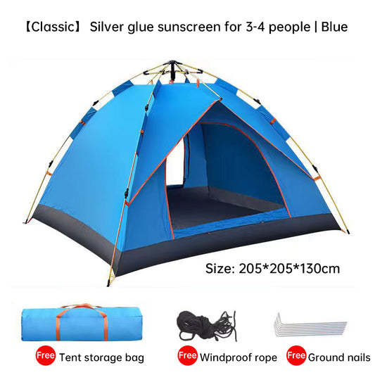 Quick-Deploy Eco Tent for 3-4 Campers