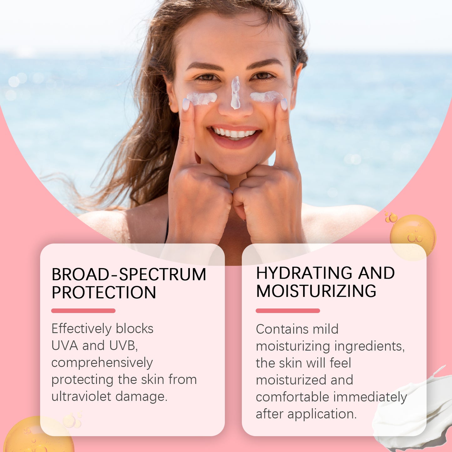 EELHOE Sun Stick, Spf50 Summer Outdoor Moisturizing Care