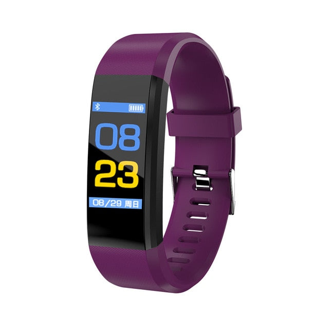 115 Plus Bluetooth Smart Watch With Heart Rate Monitor, Fitness Tracker & Waterproof Design