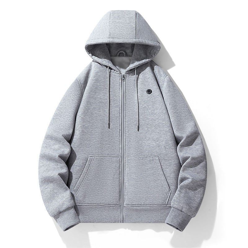 European-American Zippered Heating Hoodie - Intelligent Hoodie 5-Zone Heated Outdoor Jacket for Men