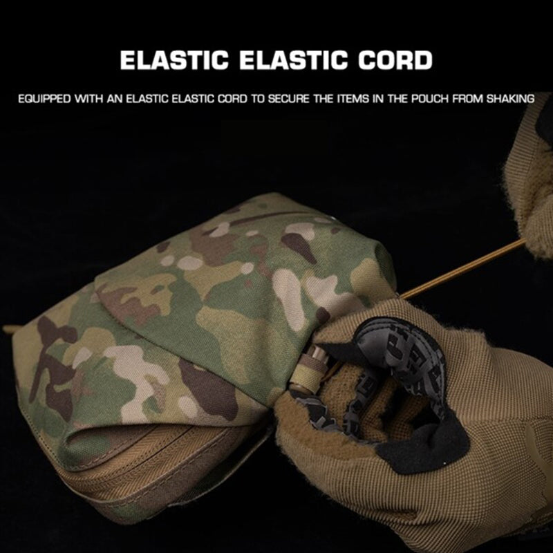 Tactical 6x5 inch MOLLE pouch for Mags, Fits FCPC or Utility Backpack
