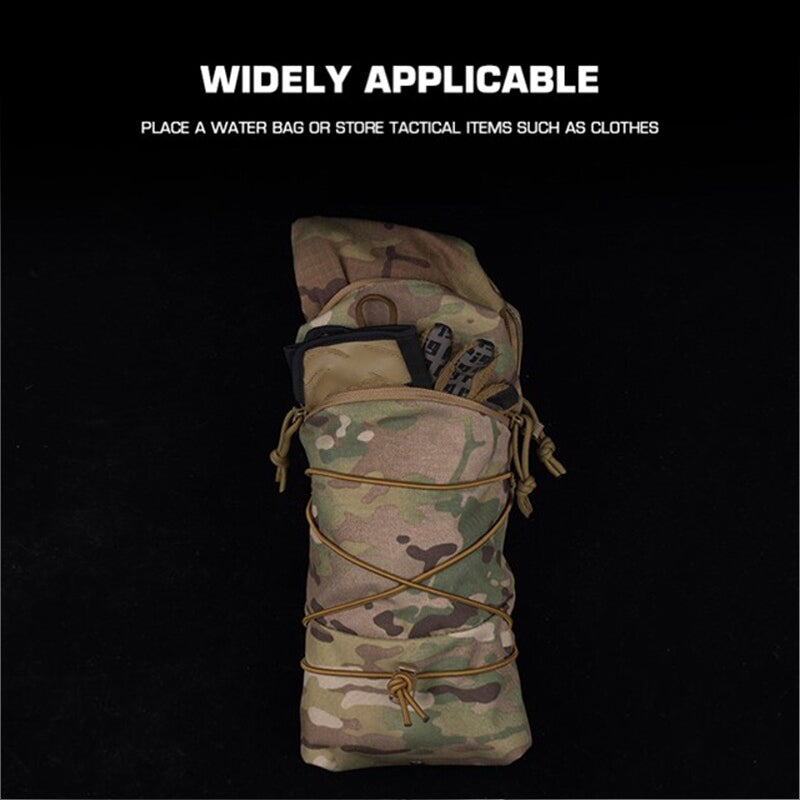 Tactical MOLLE Cylindrical Bag, 1.5L, Fits FCPC & GP Backpack