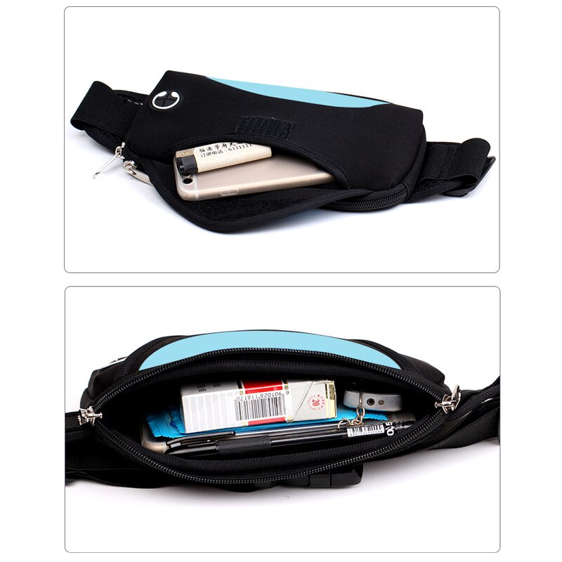 Unisex Waterproof Waist Bag with Phone Holder