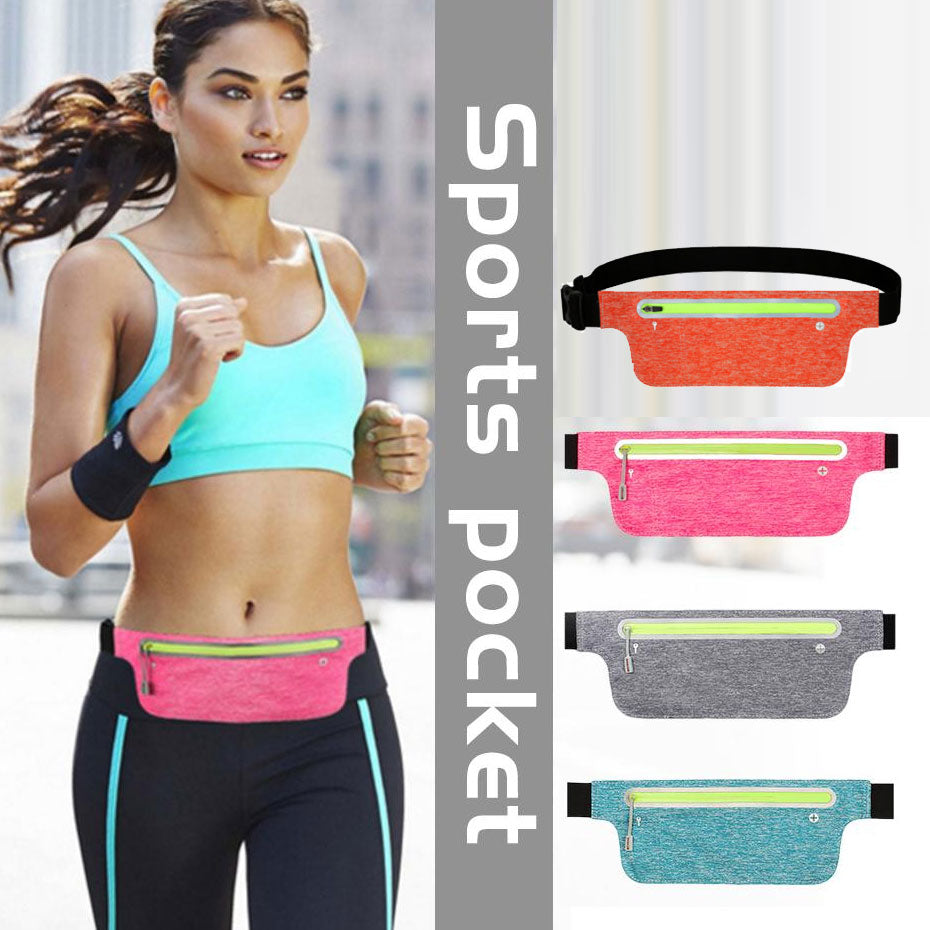 Waterproof Running Waist Bag with Pocket for Outdoor Sports