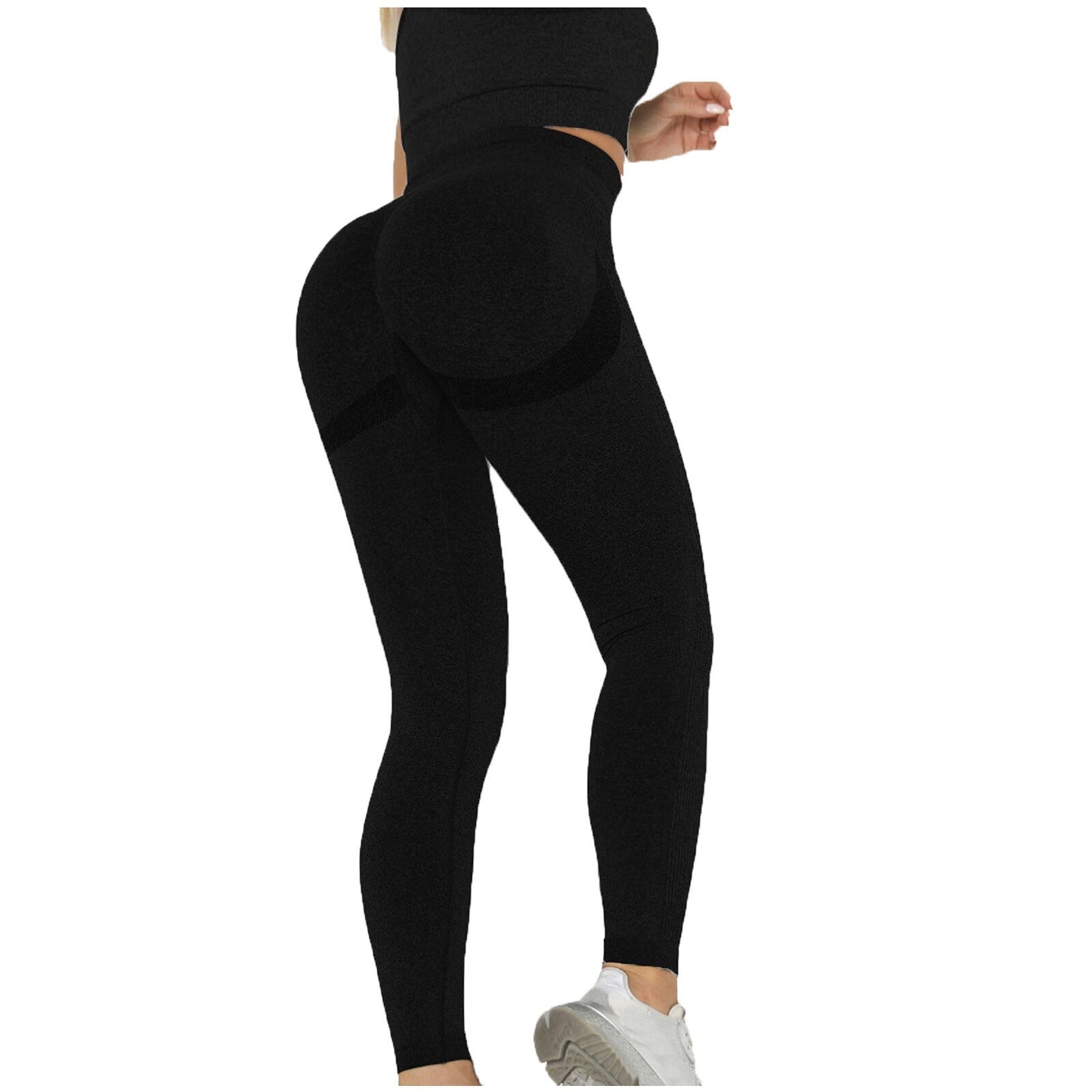 High-Waist Seamless Push-Up Leggings