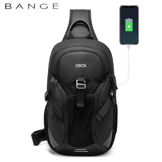 Men's Summer Business Messenger Bag with USB Port