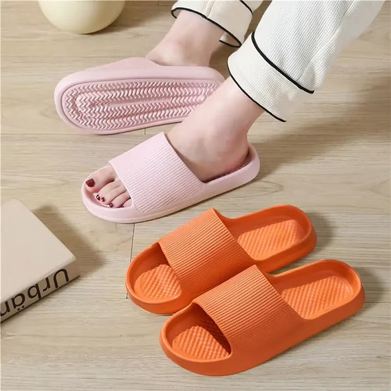 Unisex Fashion Sandals Anti-Slip, Wear-Resistant EVA Sole, Comfortable For Home & Bathroom
