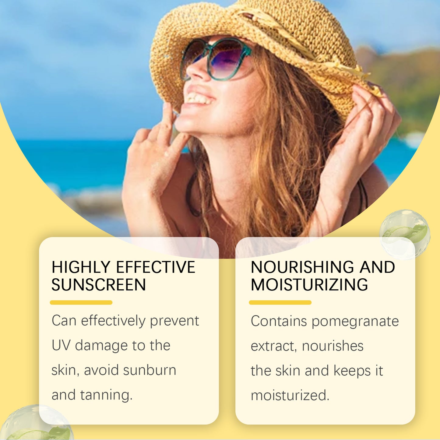 OUHOE Protection Spray, Moisturizing, Refreshing & Anti-Greasy