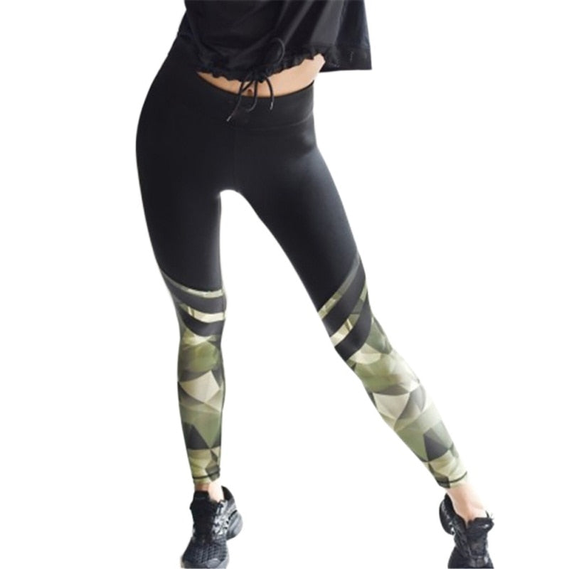 Harajuku Push-Up Camouflage Leggings