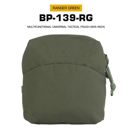 Tactical 6x5 inch MOLLE pouch for Mags, Fits FCPC or Utility Backpack