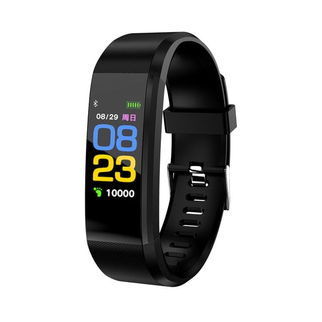 115 Plus Bluetooth Smart Watch With Heart Rate Monitor, Fitness Tracker & Waterproof Design