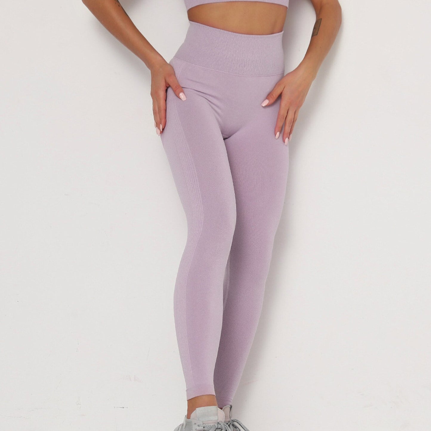 High-Waist Seamless Push-Up Leggings