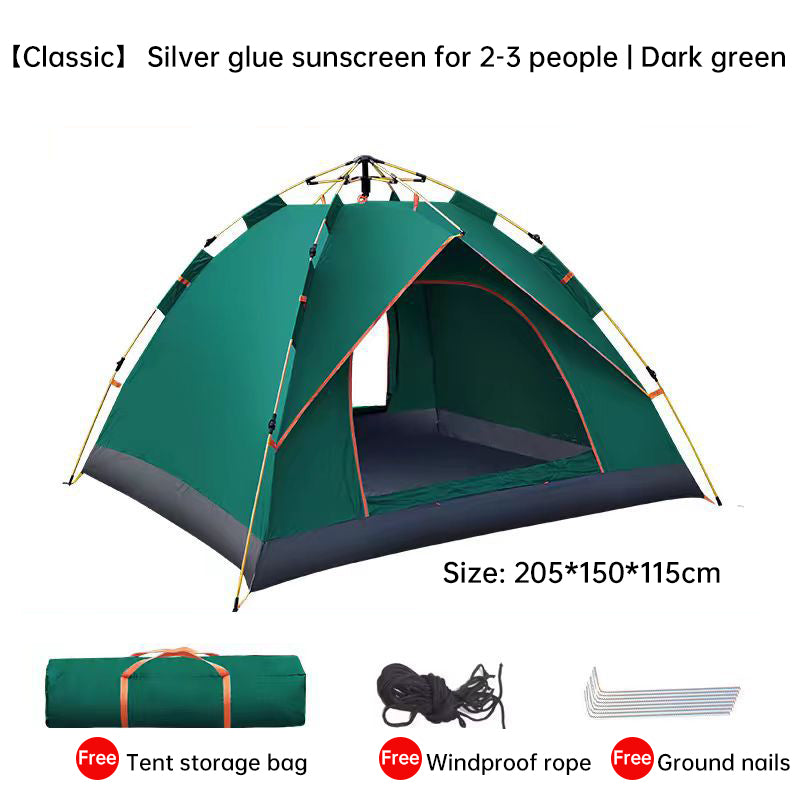 Quick-Deploy Eco Tent for 3-4 Campers