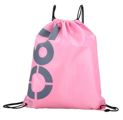Waterproof Sports Bag with Double-Layered Drawstrings