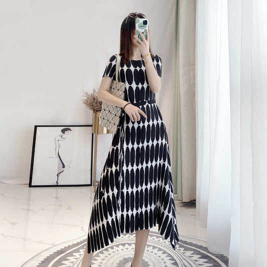 Summer Pleated Dress For Women