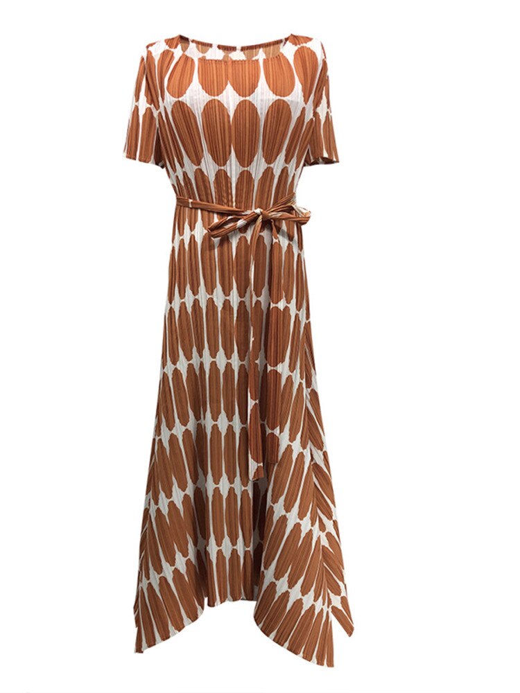 Summer Pleated Dress For Women