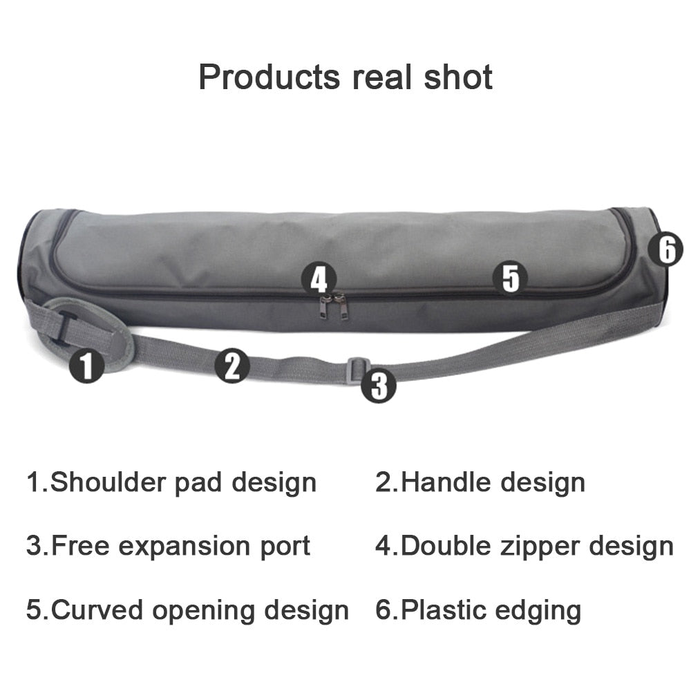 Yoga Gym Bag Waterproof Mat Case for 72x15cm