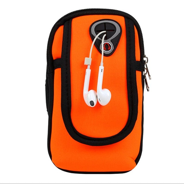 Waterproof Sport Arm Bag For Phone Ideal For Jogging, Hiking & Running