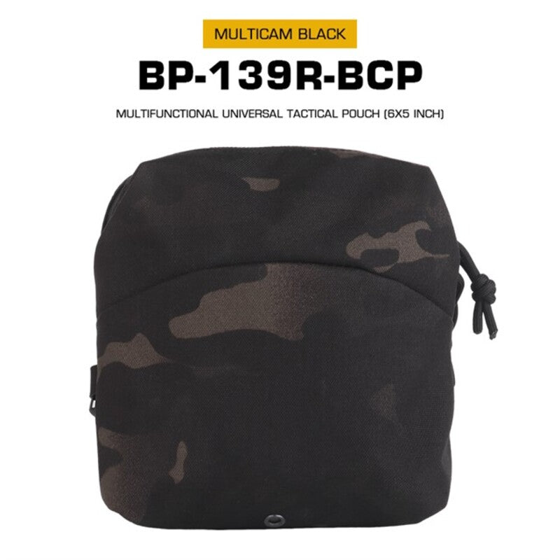 Tactical 6x5 inch MOLLE pouch for Mags, Fits FCPC or Utility Backpack