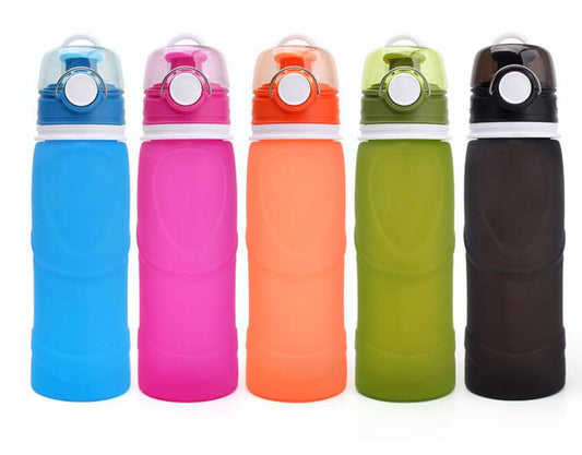 750ML Collapsible Silicone Water Bottle