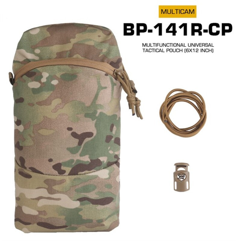 Tactical MOLLE Cylindrical Bag, 1.5L, Fits FCPC & GP Backpack