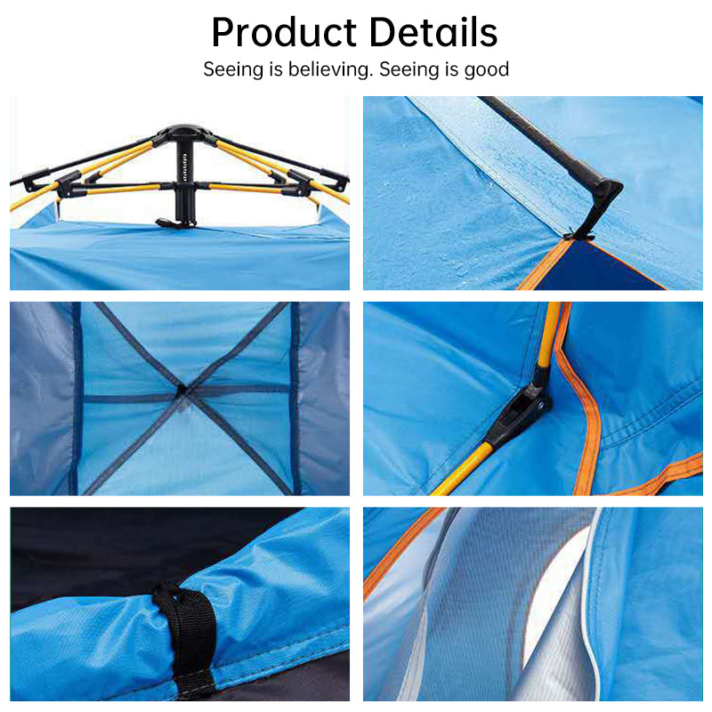 Quick-Deploy Eco Tent for 3-4 Campers