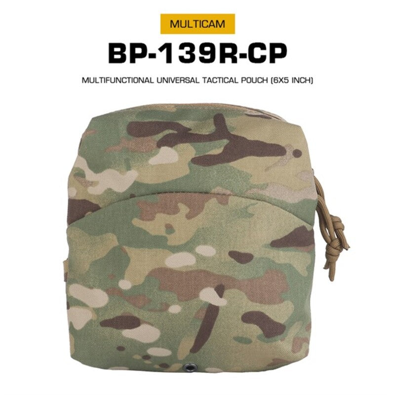 Tactical 6x5 inch MOLLE pouch for Mags, Fits FCPC or Utility Backpack