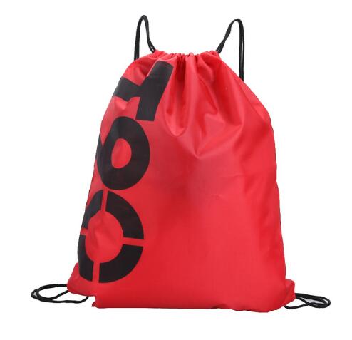 Waterproof Sports Bag with Double-Layered Drawstrings